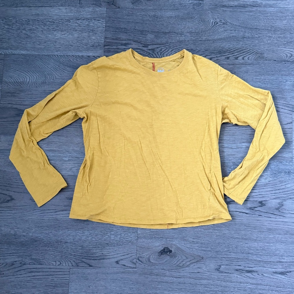 Janji Mustard Yellow Long Sleeve Tee